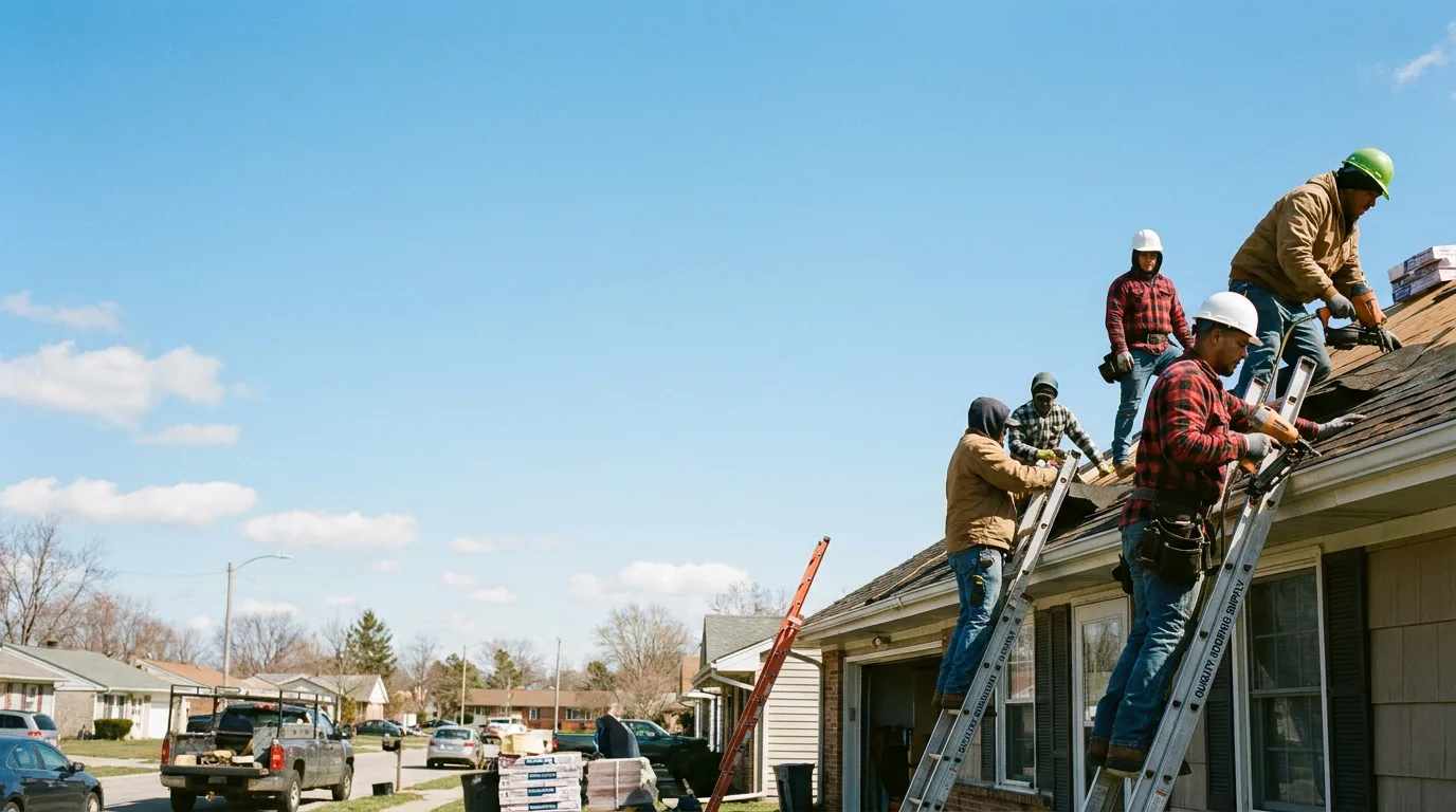 Roofing in La Rose, IL near me